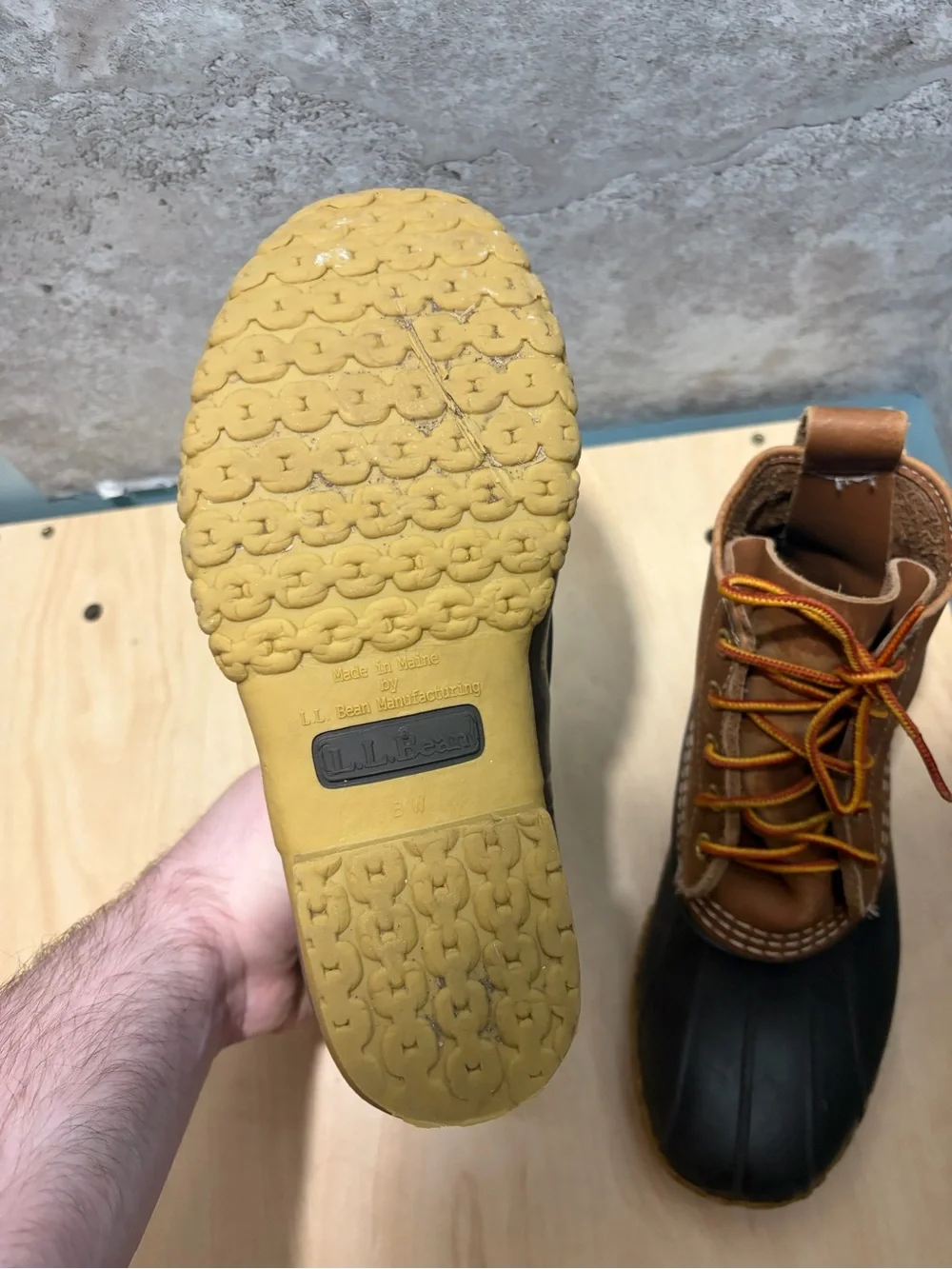 LL Bean Boot Size BW Or Women’s 6 Wide